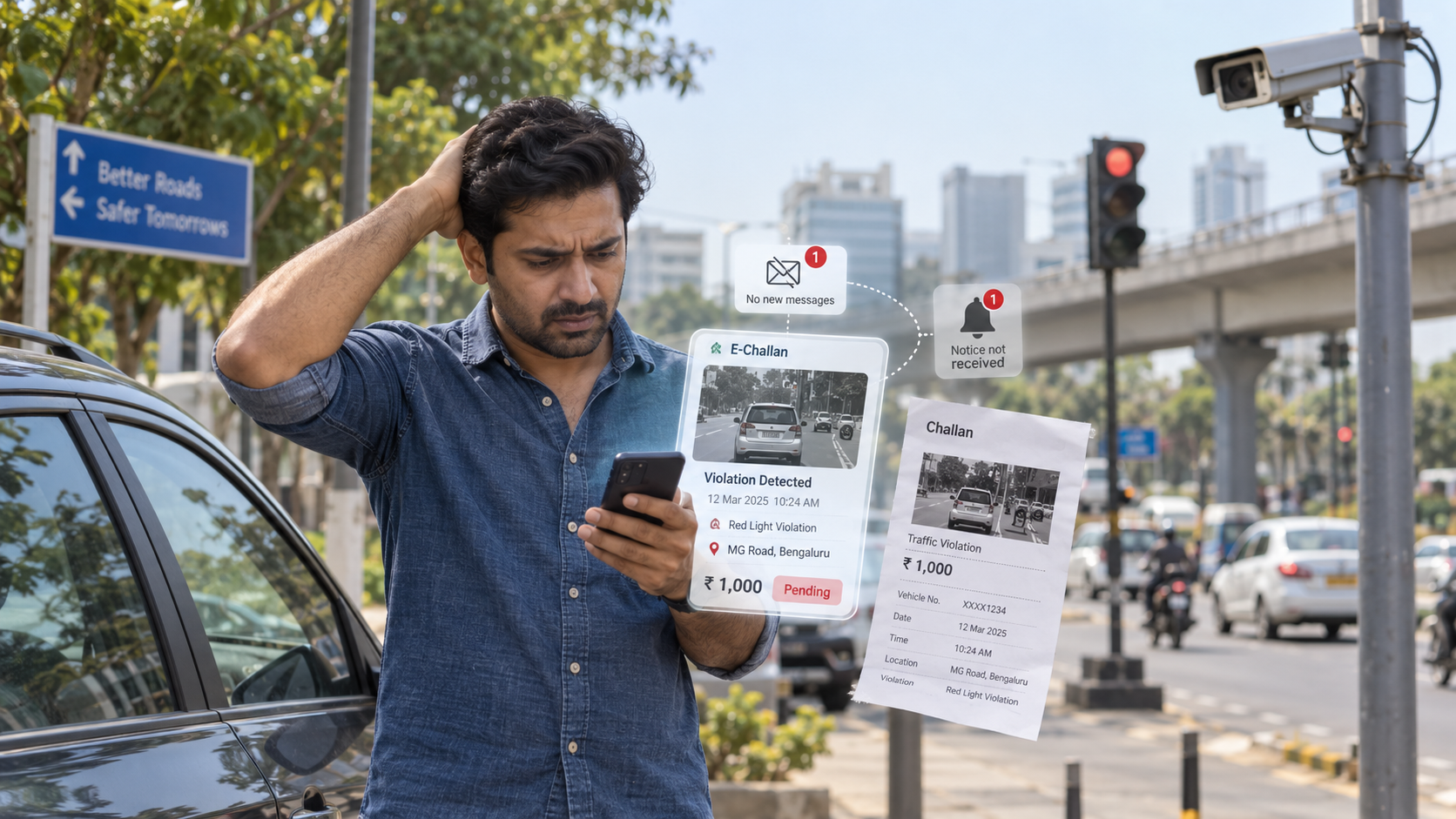 Got an e-Challan You Never Received? What Happens When Traffic Notices Go Digital