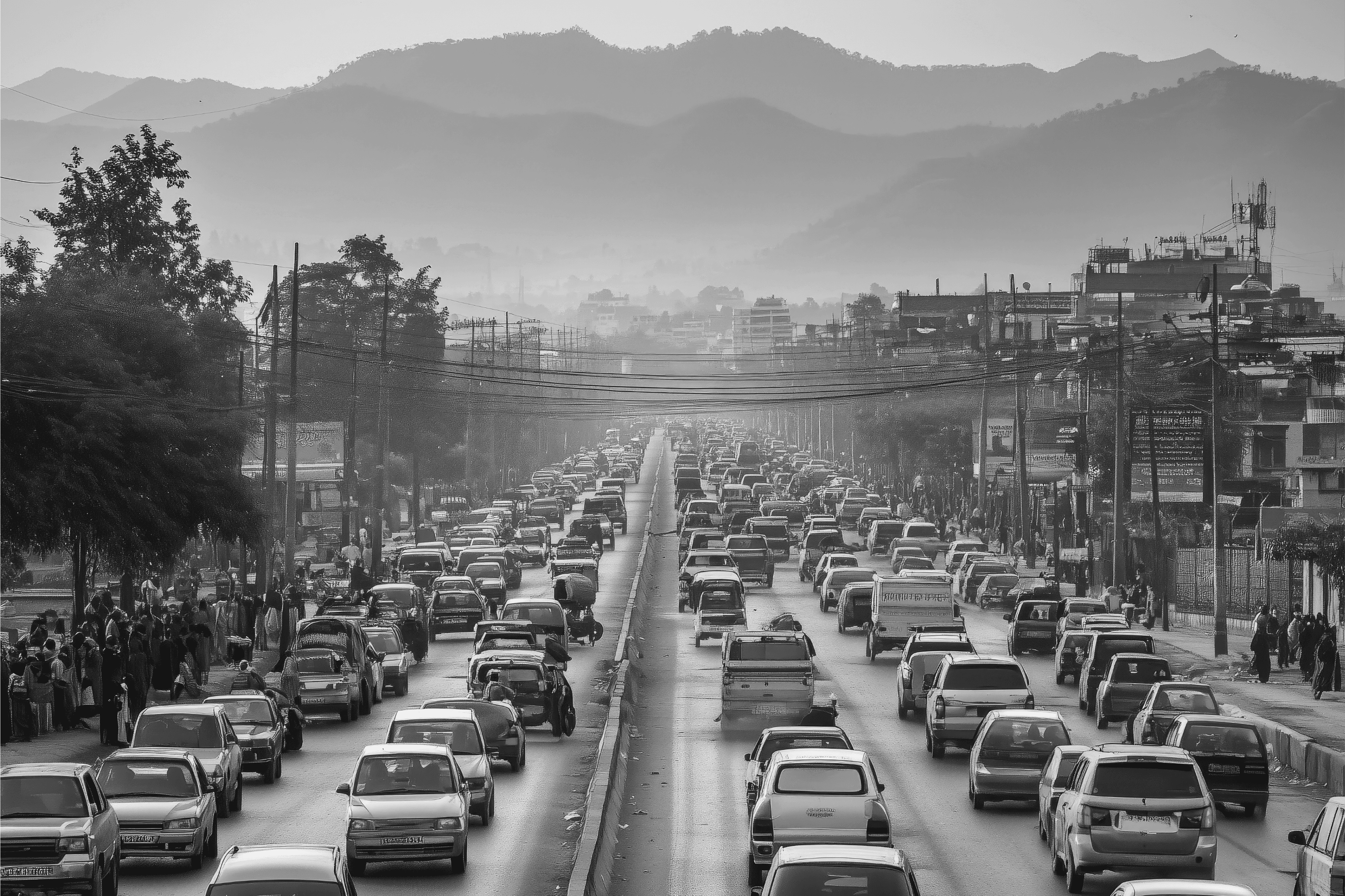 Traffic light against a cloudy sky