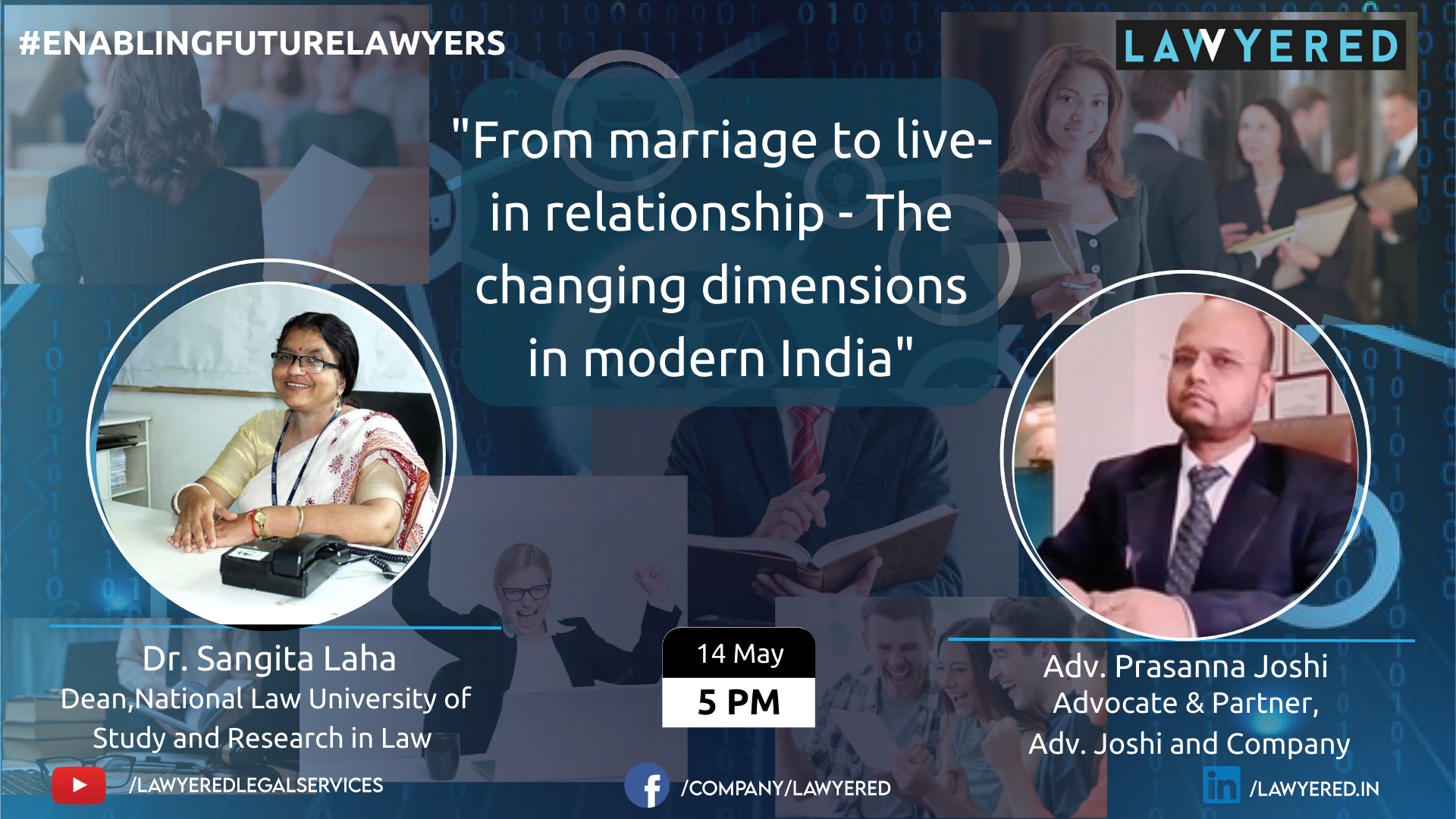 From marriage to live-in relationship - Changing dimensions in modern India #EnablingFutureLawyers with Adv. Prasanna Joshi Sethia